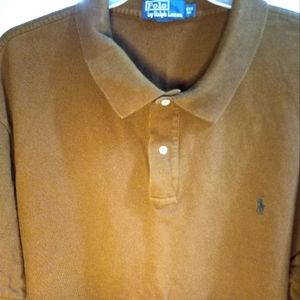 Mens Ralph Lauren brown polo 4XB shirt